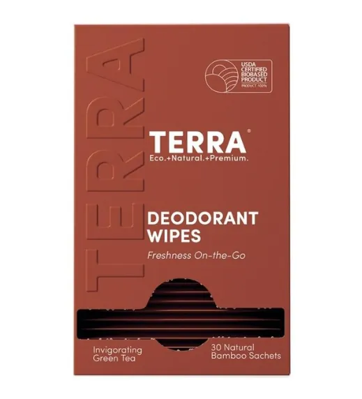 Terra Deodorant Wipes